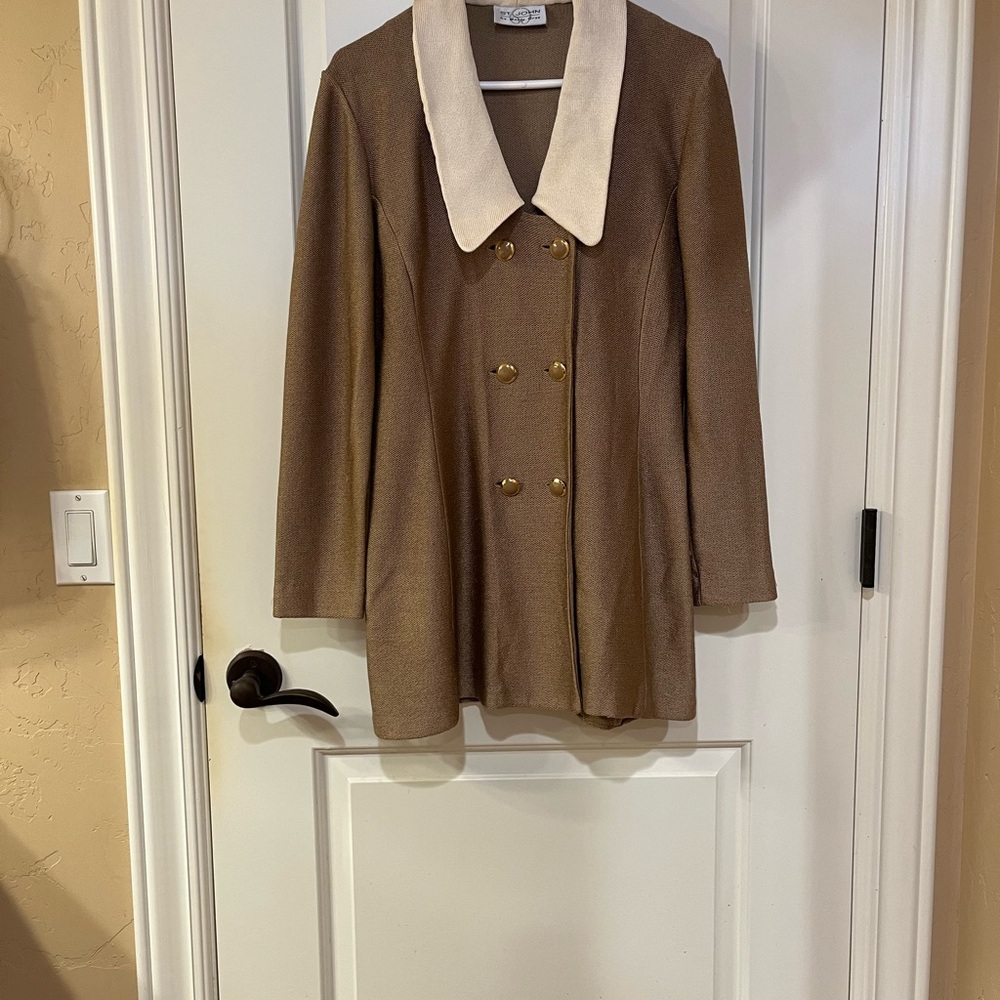 Vintage St. John double breasted jacket. Or short dress!